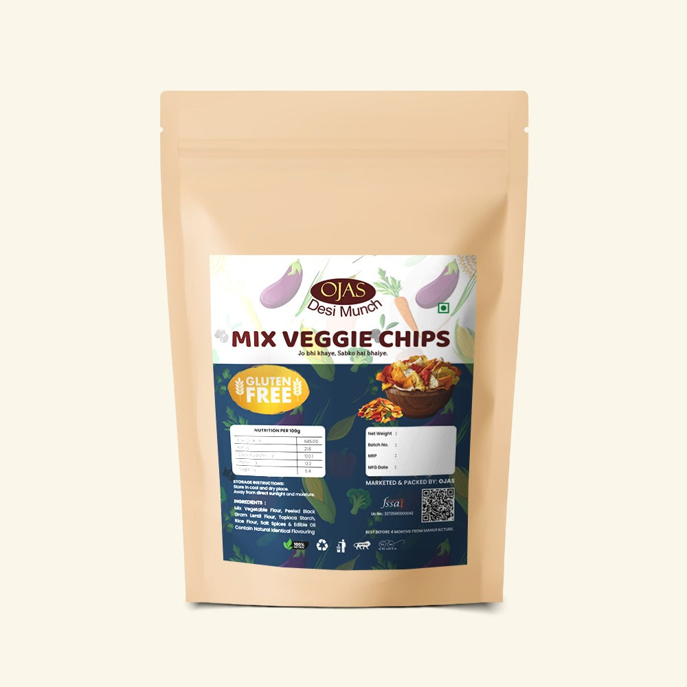 Desi Mix Vegetable Chips — Colorful, Nutrient-Packed Crunch