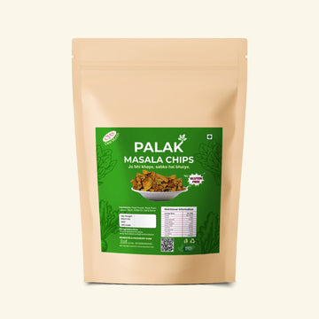 Desi Palak Chips — Crispy, Nutrient-Rich Spinach Snacks